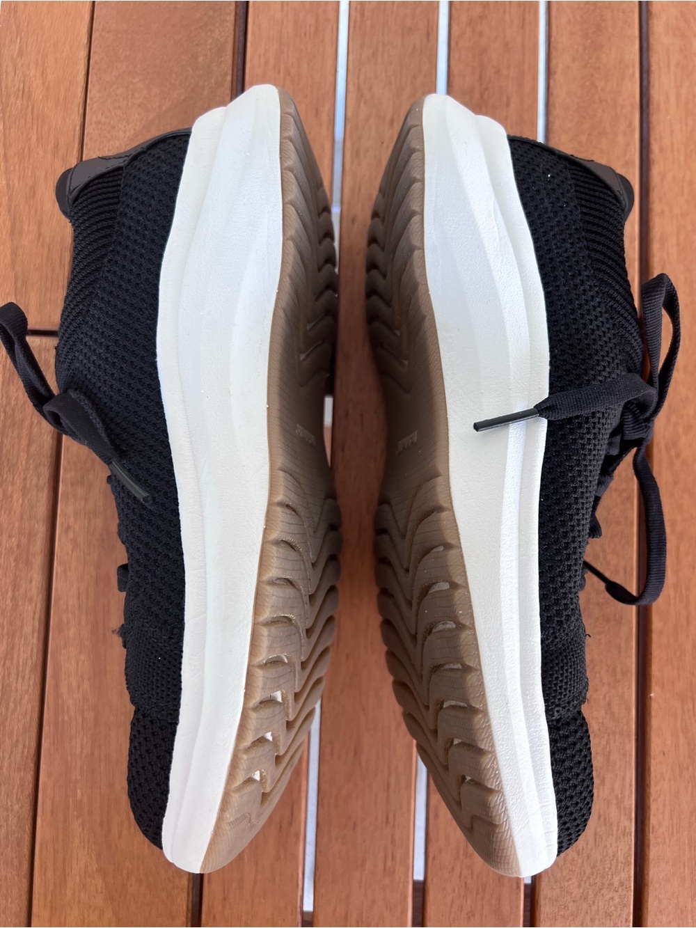 Dr. Scholl's Women’s Plantar Fasciitis Black Lace-Up Sneakers White Sole Sz 7.5W - Picture 3 of 10